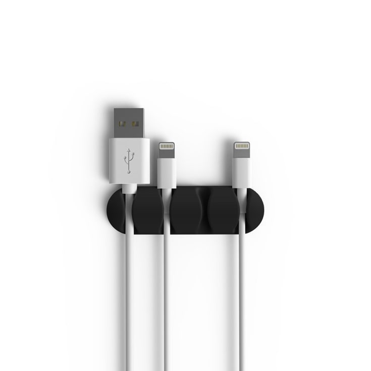 Bluelounge Cable Drop Multi svart, 2-pack