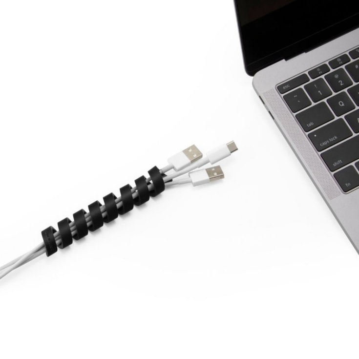 Bluelounge CableCoil svart - 4-pack