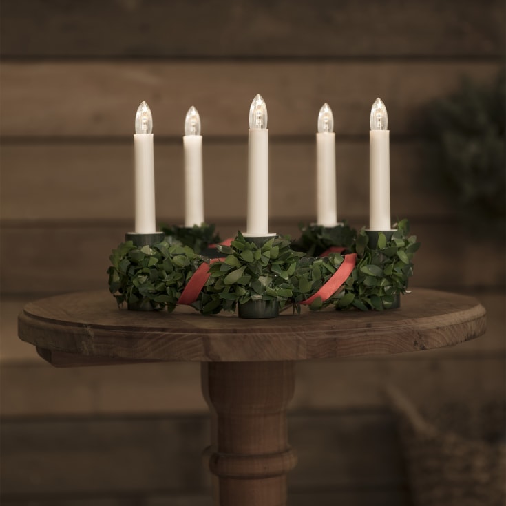 5 stk Konstsmide luciakrone, LED