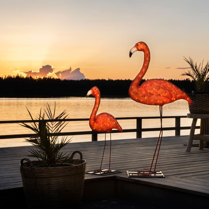 Konstsmide LED haveflamingo, 70 cm