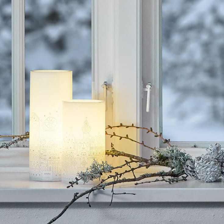 Tivoli LED bloklys, batteri