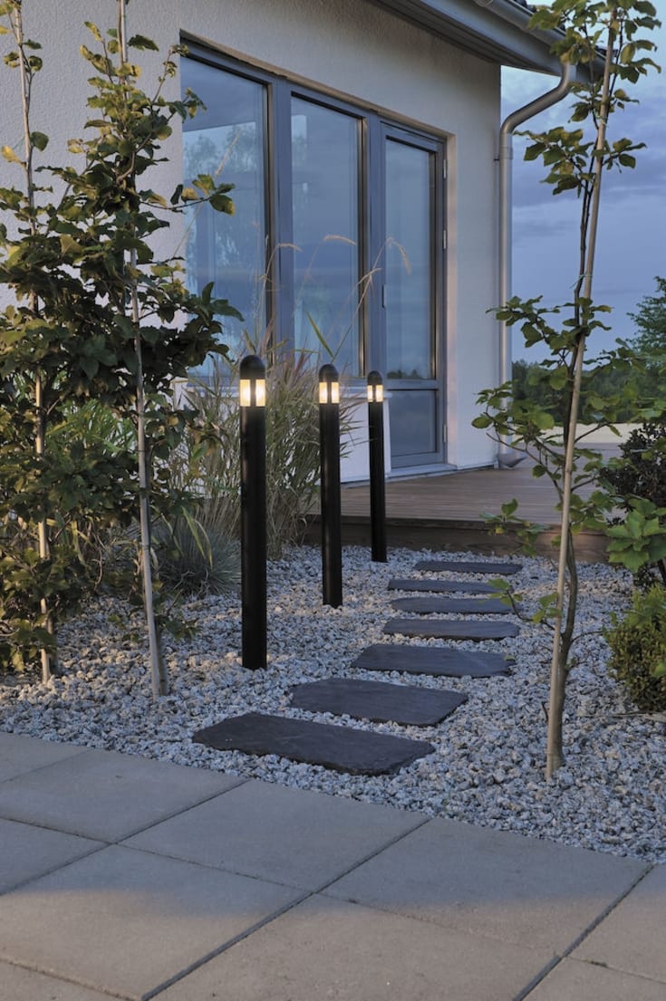 Konstsmide Amalfi trädgårdslampa, svart