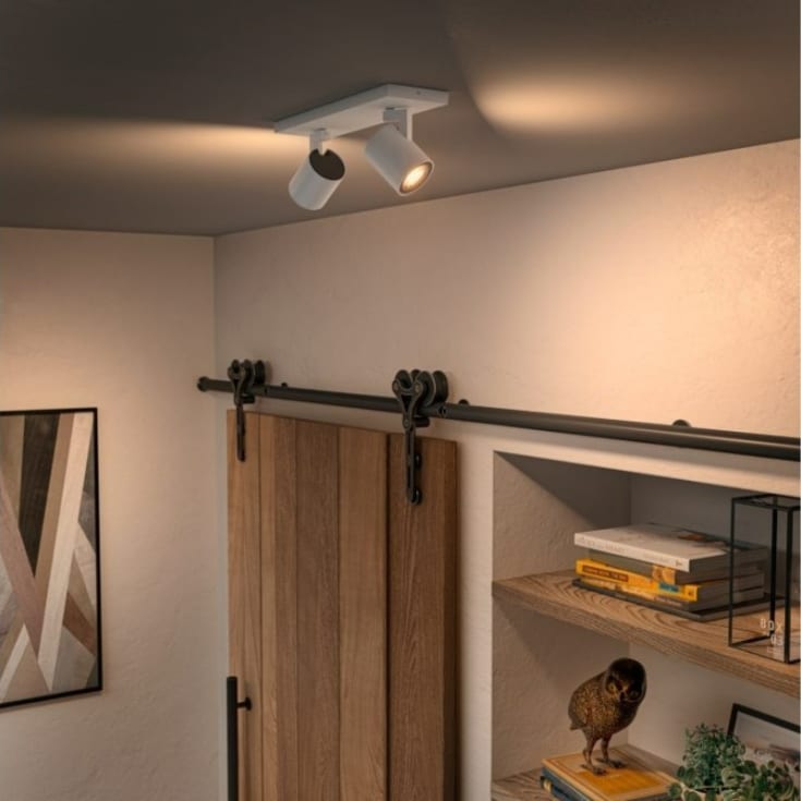 Philips Runner takspotlight, 2 spotlights, Hue White Ambiance lampor