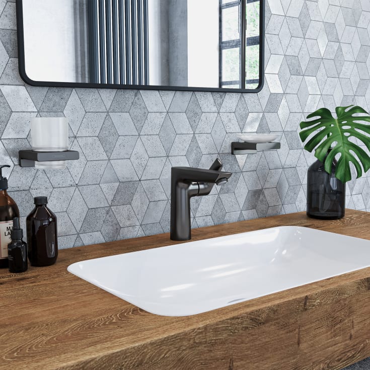 Hansgrohe AddStoris tandkrus, mat sort