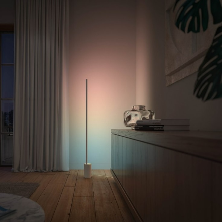 Philips Hue Signe Gradient golvlampa, sort, 2 stk