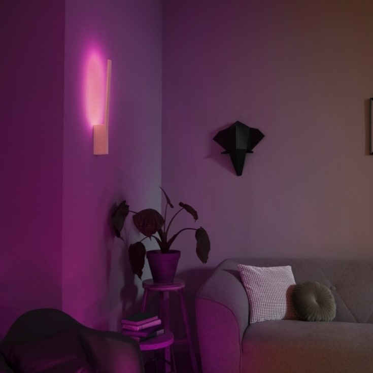 Philips Hue Liane vegglampe, hvit