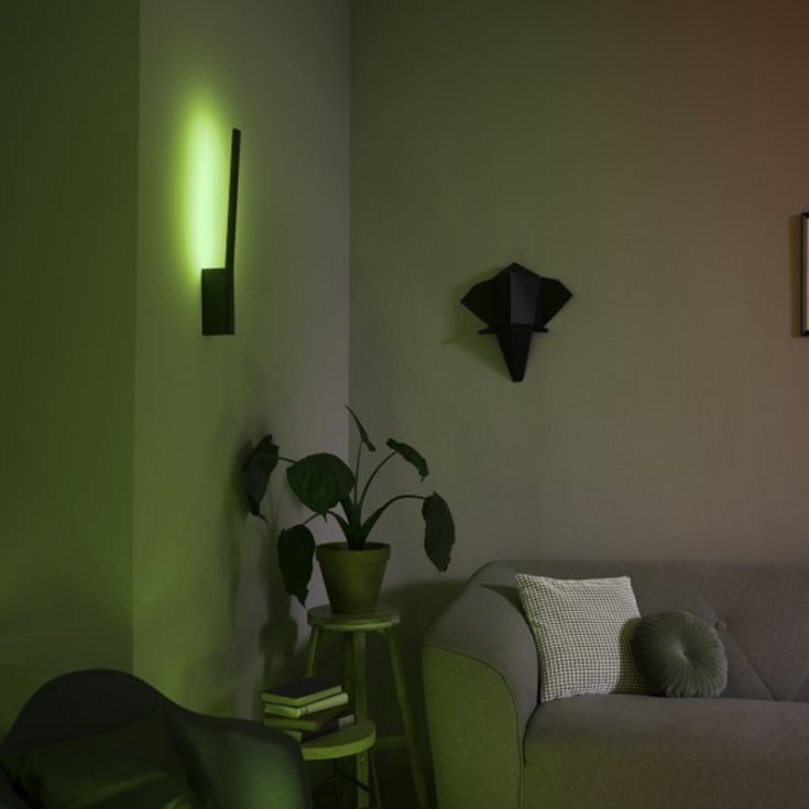 Philips Hue Liane vägglampa, svart