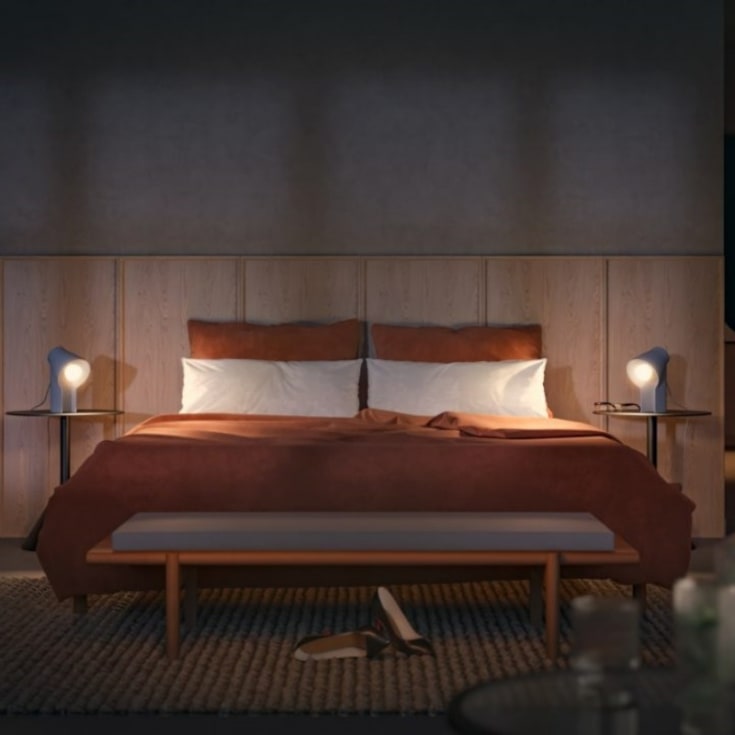 Philips Hue White Ambiance E27 standardpære, 2000K-6500K, 9W, 2-pak