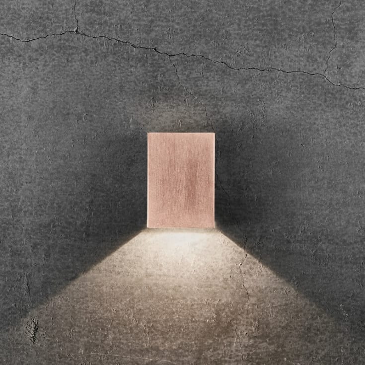 Nordlux Fold 10 vägglampa utomhus, koppar