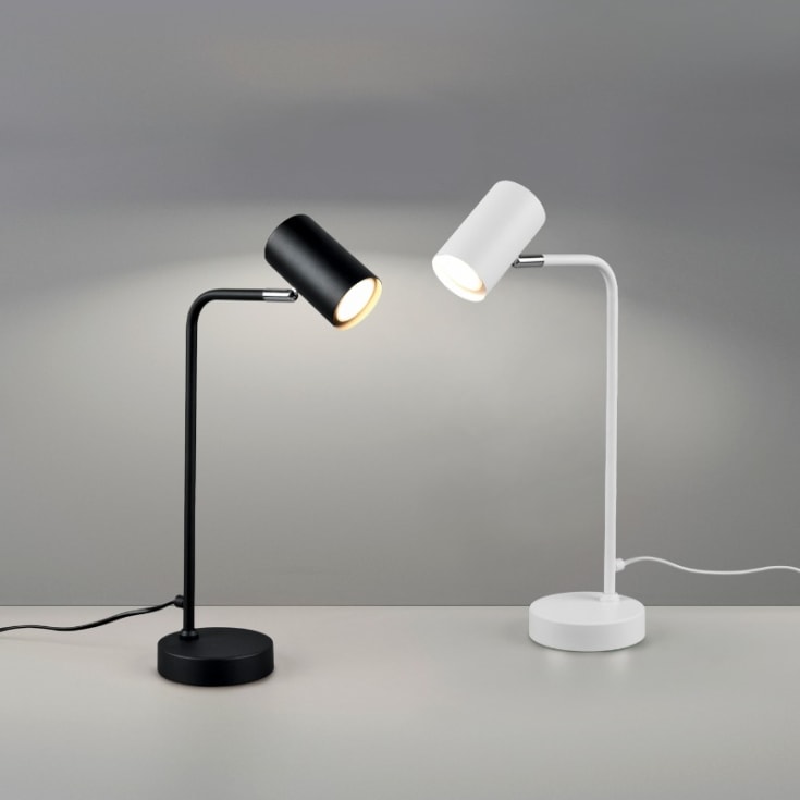 Trio Lighting Marley bordslampa, vit
