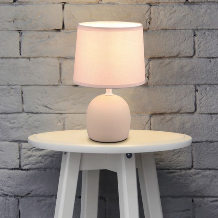Trio Lighting Malou bordslampa, beige