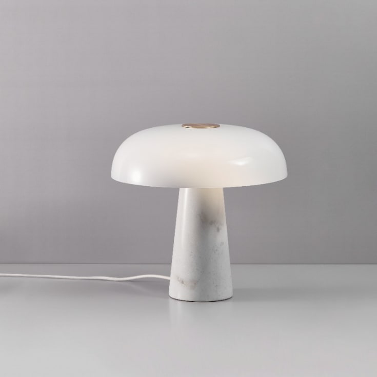 Dftp Glossy bordslampa, vit