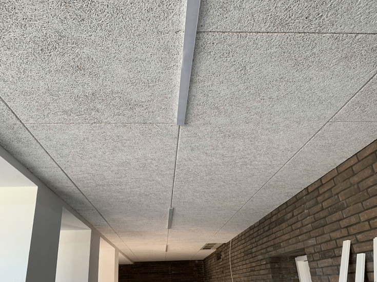 Green-ID LED Troldtekt ljusskena 60 cm, infälld, 3000K, Triac/Push