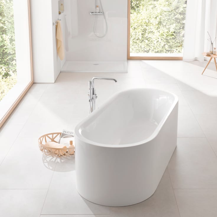 Grohe Essence badekar, 180x80 cm, hvit