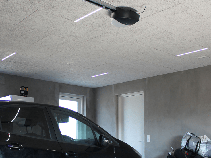 Green-ID LED Troldtekt 230V 3000K med Step-Dim (100%/50%/10%)