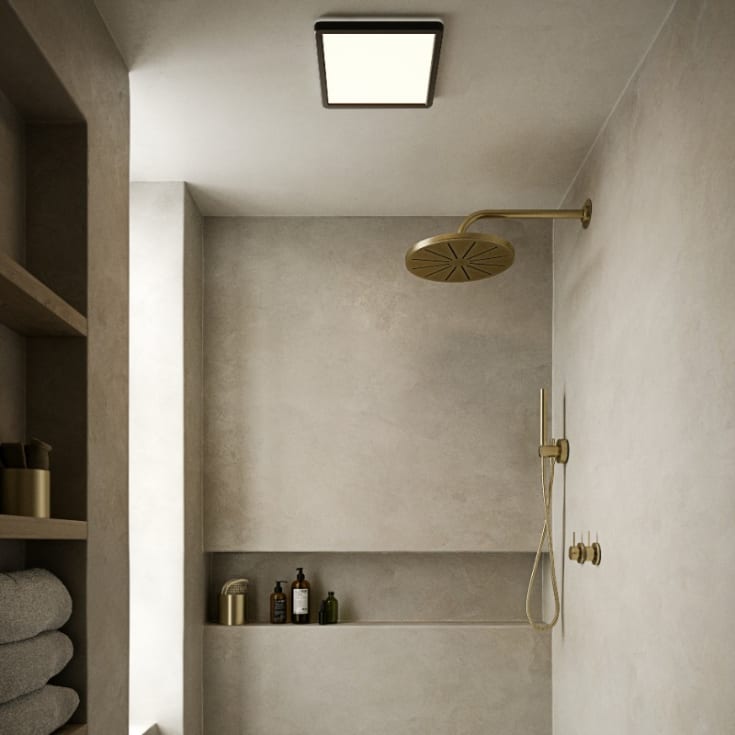 3 stk Nordlux Oja Square loftlampe, sort