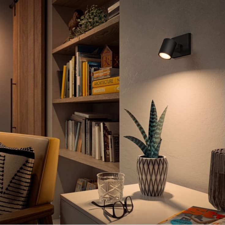 Philips Hue Runner vägglampa, svart, startpaket