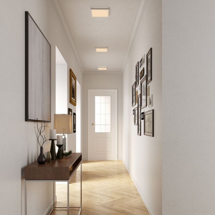 Nordlux Oja Square loftlampe, justerbar lysfarve, hvid