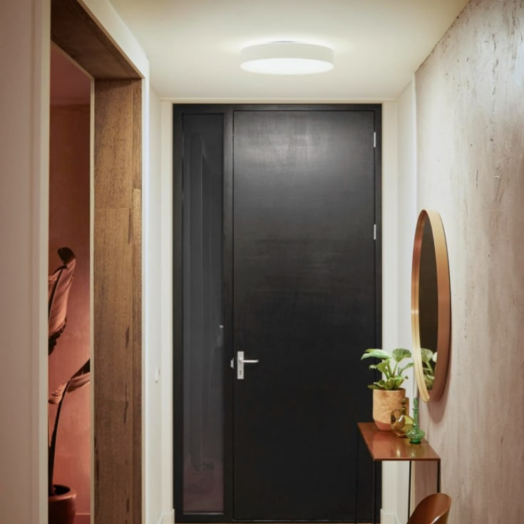 Philips Hue Enrave plafond, vit, Ø38 cm