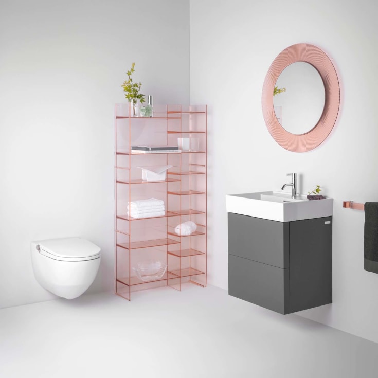 Kartell Laufen servant, 50x46 cm, hvit