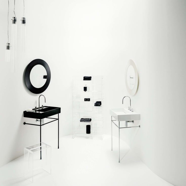 Kartell Laufen servant, 60x46 cm, hvit