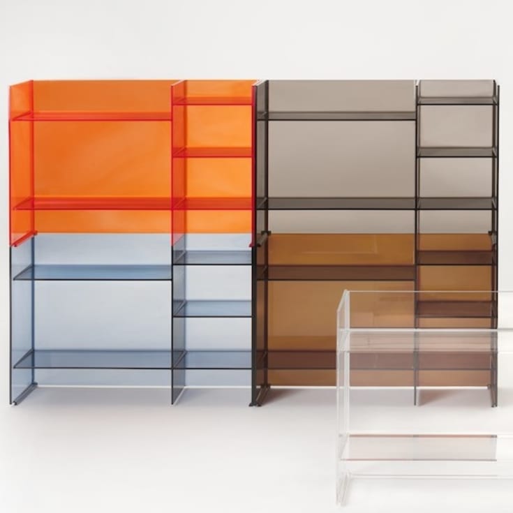 Kartell Laufen Sound Rack hylla, 75x53 cm, blå