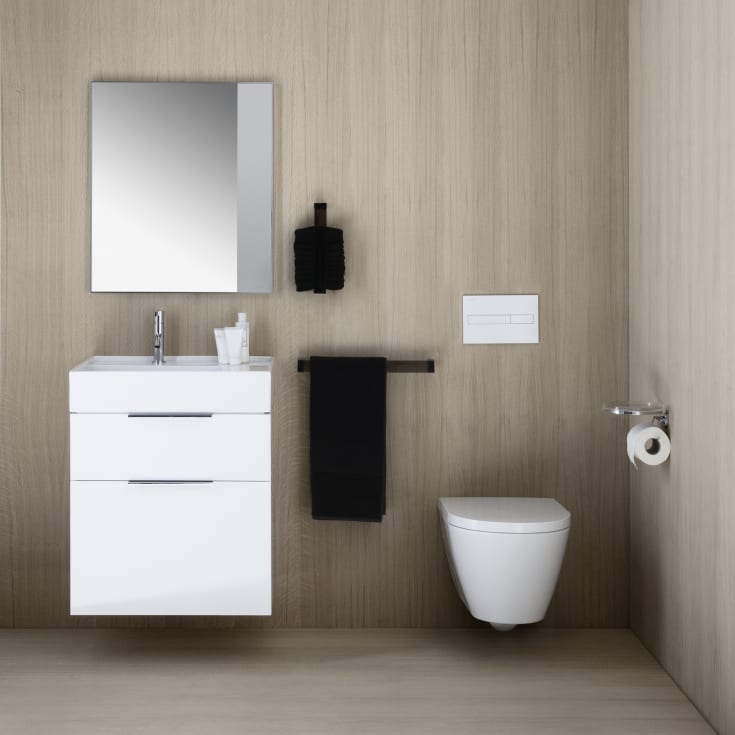 Kartell Laufen Rail handduksstÄng, 60 cm, svart