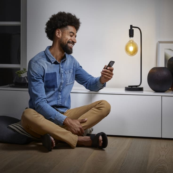 4 st Ledvance Smart+ Wifi E27 globlampa, vit ljusfärg, bärnstensfärgad