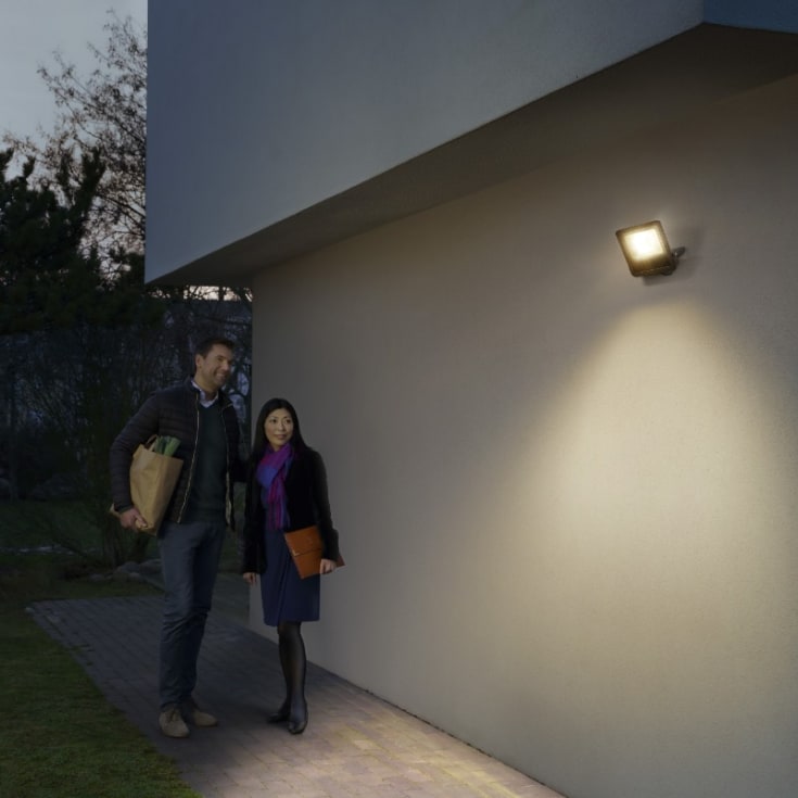 Ledvance smart+ Floodlight strålkastare, 20W, RGB, wifi, grå
