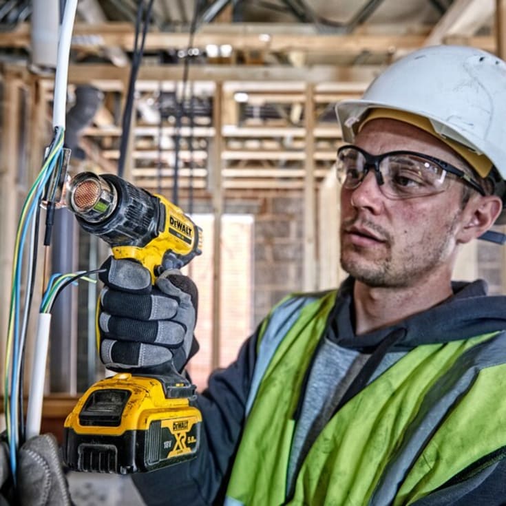 DeWalt 18V XR DCE530N-XJ varmluftspistol, 260 °C/468 °C, uten batteri