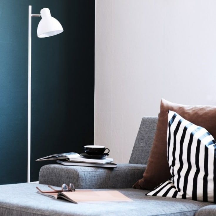 Dyberg Larsen Skagen 1 golvlampa, vit