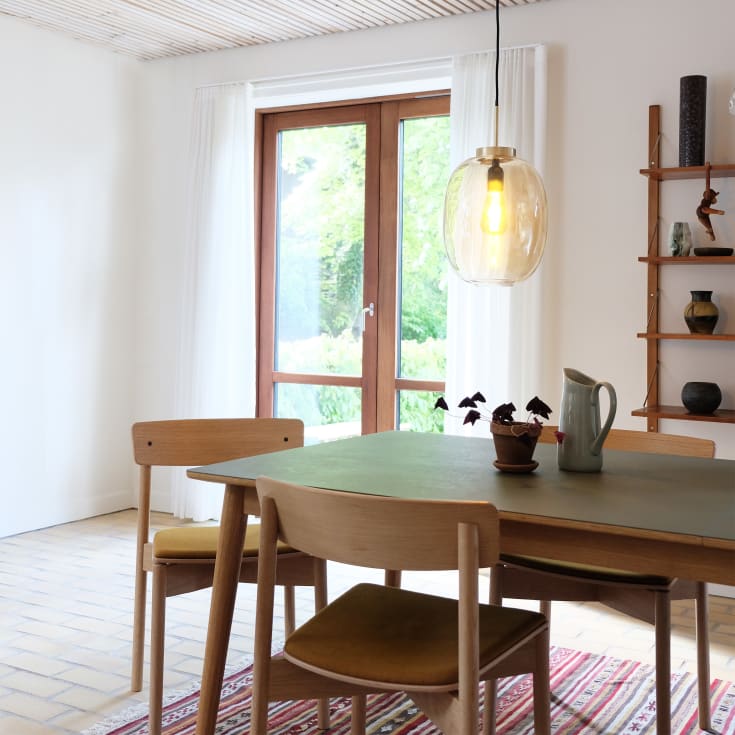 Dyberg Larsen DL39 pendel, ravfarvet