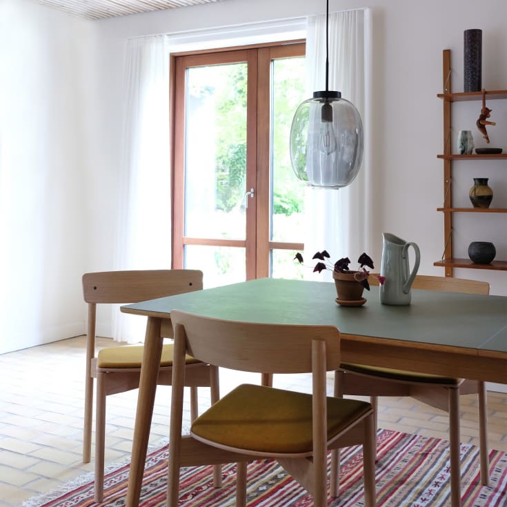 Dyberg Larsen DL39 pendellampa, rökfärgad