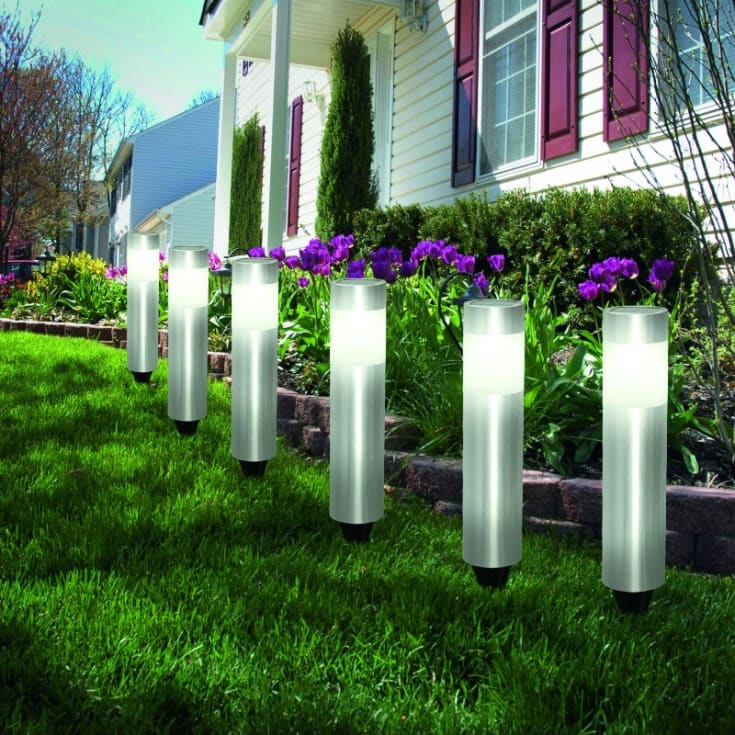 Eglo trädgårdslampa solcell, 6 st