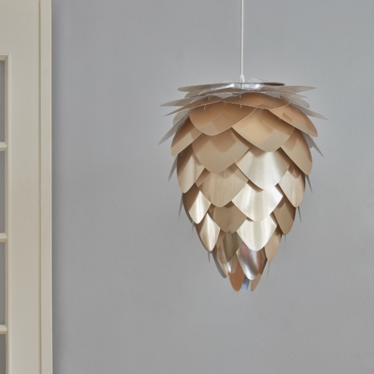Umage Conia lampeskærm, messing, Ø30 cm