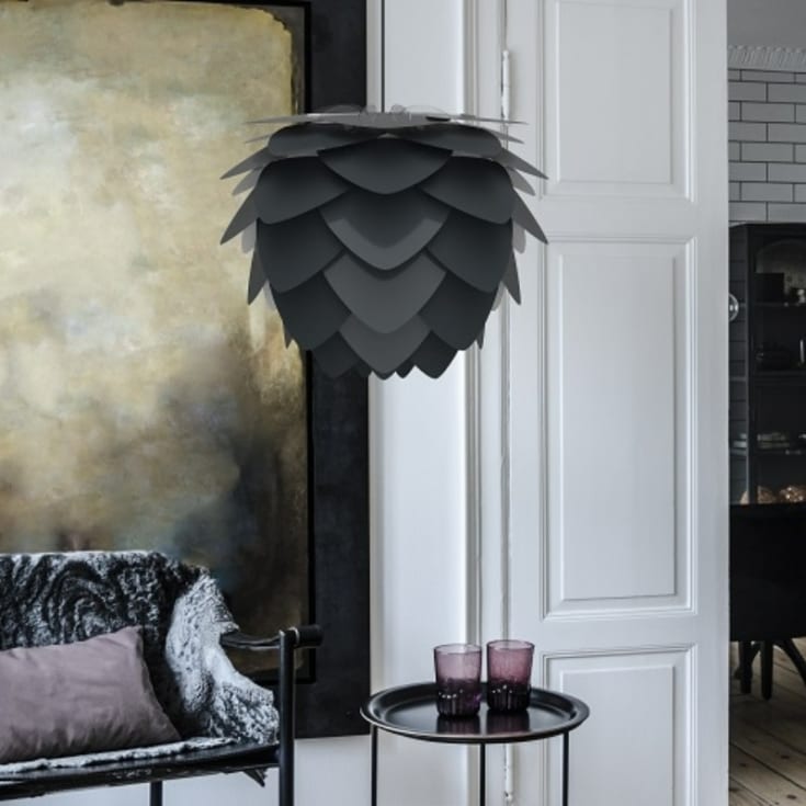Umage Aluvia lampeskjerm, antrasitt, Ø40 cm
