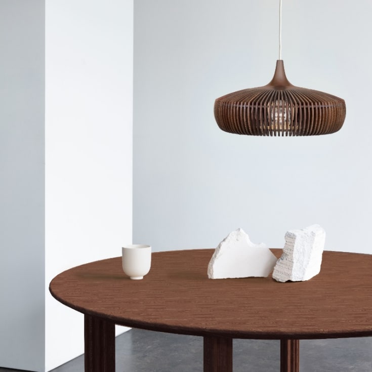 Umage Clava Dine Wood lampskärm, mörkt trä
