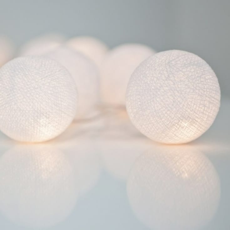 IrisLights Ljuskedja Led Pure White 20-Lys, 150 cm + 140 cm