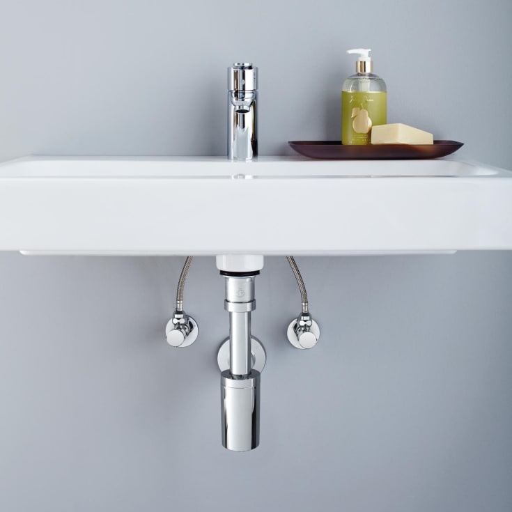 Grohe vinkelventil 1/2" med räfflad gänga