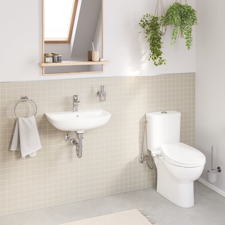 Grohe vinkelventil 1/2" med räfflad gänga