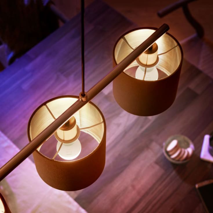 Philips Hue White E14 kronepære, 2700K, 5,7W, 2-pak
