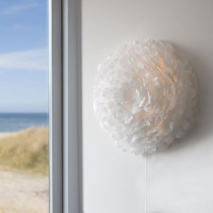 Umage Eos Up loft- & vägglampa, vit, Ø40 cm
