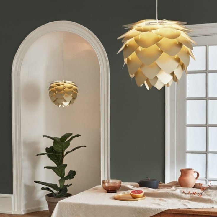 Umage Aluvia lampskärm, mässing, Ø40 cm