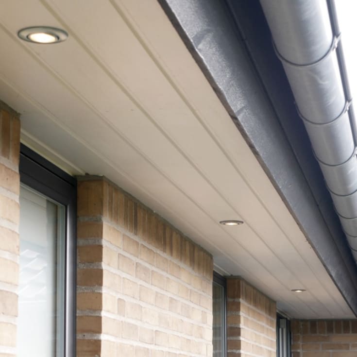 Nordtronic Uni Install downlight, matt hvit