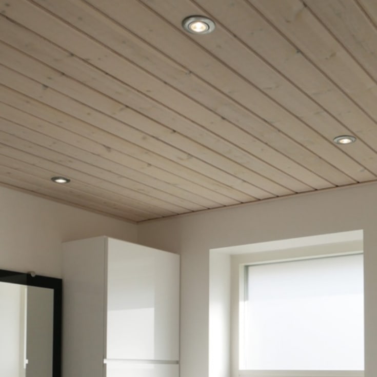 Nordtronic Quick Install downlight, GU10, rund, matt hvit