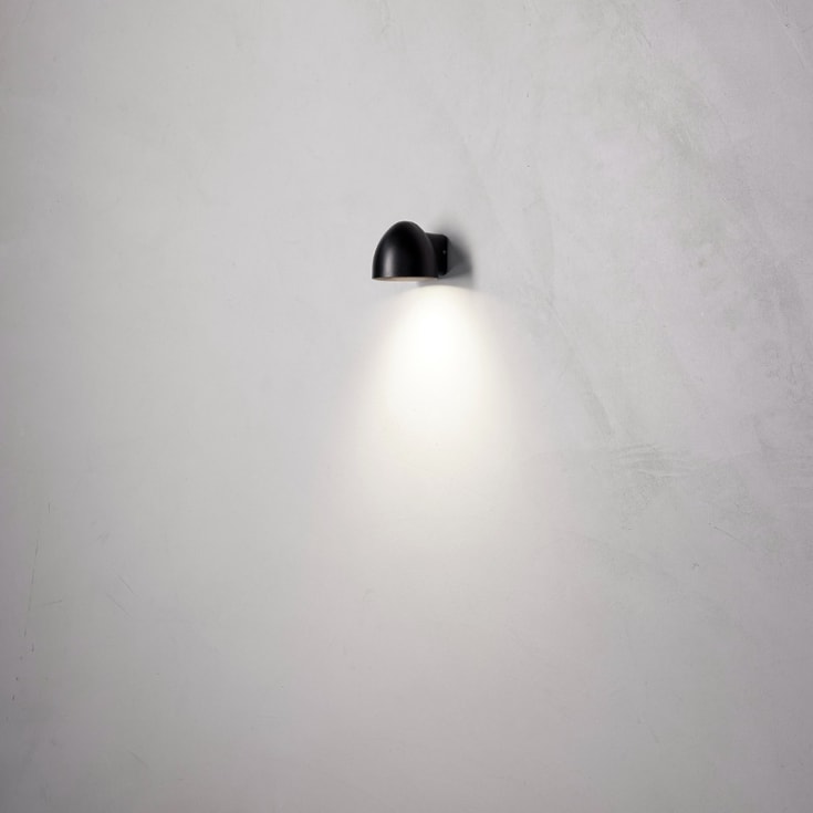 Nielsen Light Birk vägglampa utomhus, svart