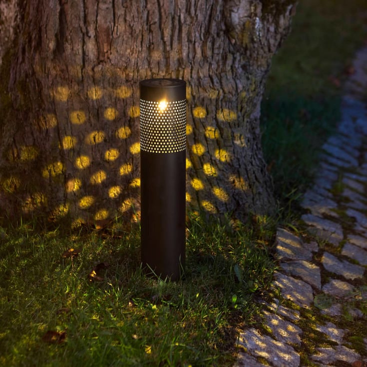 Eglo solcelle bedlampe, rund