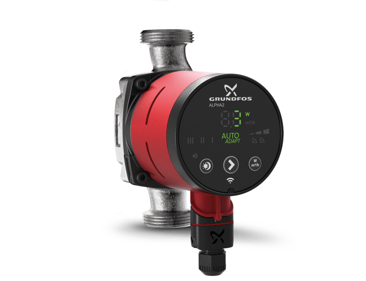 Grundfos Alpha2 20-40 N sirkulasjonspumpe, 150 mm, forbruksvann