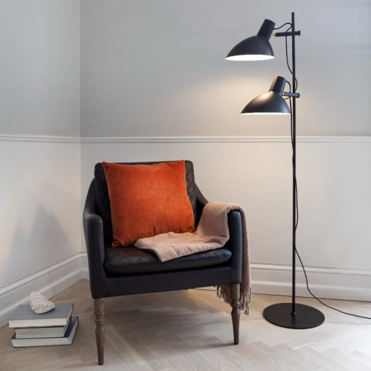 Halo Design Metropole golvlampa 2, svart