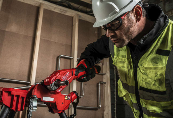 Milwaukee M12 Raptor PCSS-0 rørskærertil rustfrie rør Ø12-28 mm, u. batteri